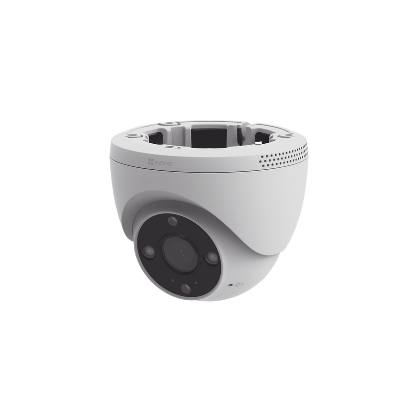 Domo IP 3 Megapíxel (2K) / Wi-Fi / Sirena y Estrobo /Audio de Dos Vías / Detección Humana y Vehiculo / Notificación Push / Audios Personalizables / Ranura Para Memoria hasta 512GB / Uso en Exterior IP67