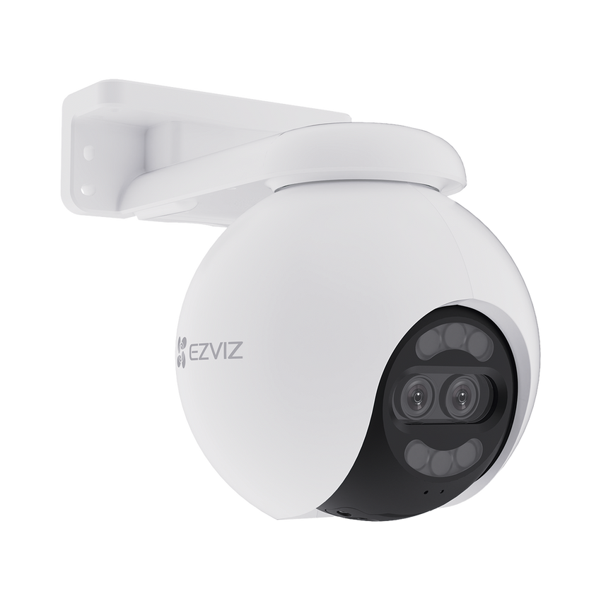 Cámara PT / Wi-Fi / Lente Dual / Panorámica 360° / Resolución 4K / Visión Nocturna ColorFULL  / IA Detección de Humanos y Vehiculos / Alarma con Sirena y Luz / IP65