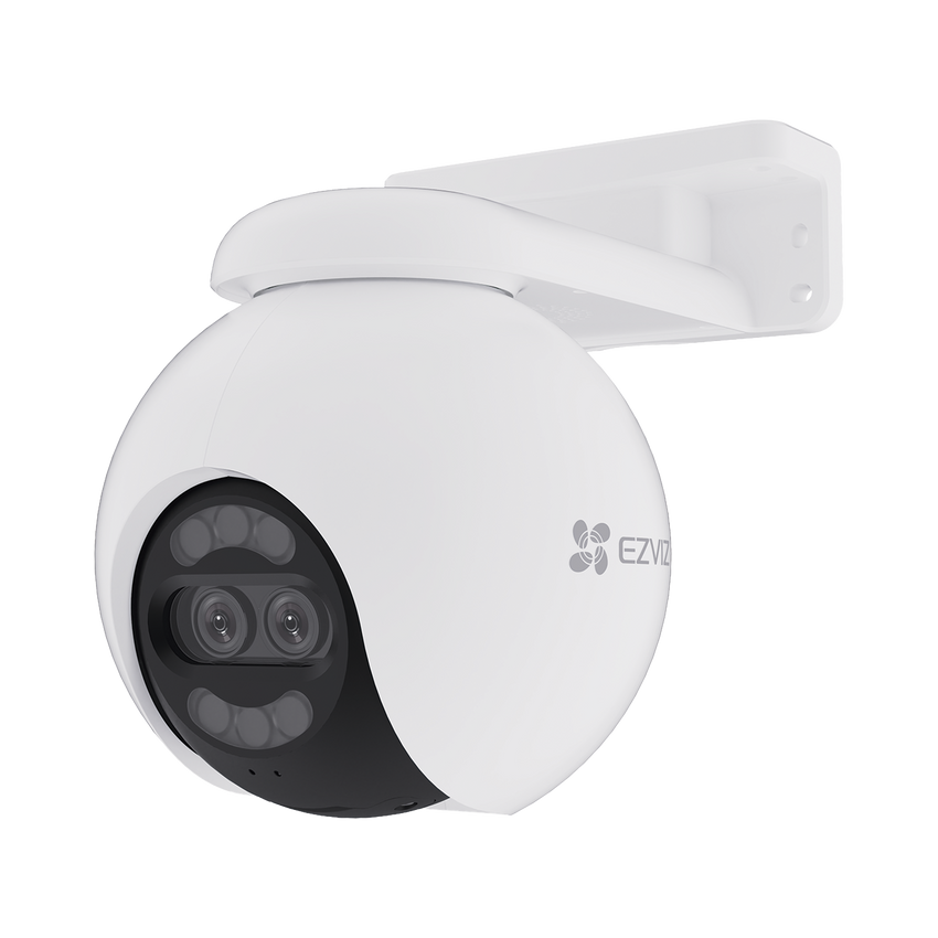 Cámara PT / Wi-Fi / Lente Dual / Panorámica 360° / Resolución 4K / Visión Nocturna ColorFULL  / IA Detección de Humanos y Vehiculos / Alarma con Sirena y Luz / IP65