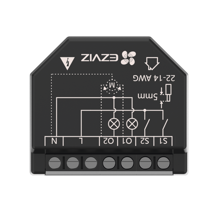 Relevador Wi-Fi  Inteligente / 2 Salidas Para 2 Apagadores / Ideal Para Control de Iluminación / Control Remoto / Horarios Personalizados / Registro de Consumo / 110-240VCA
