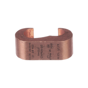 Conector de compresión a tierra de cobre Panduit CTAPR2/0-2-L, 1Pz