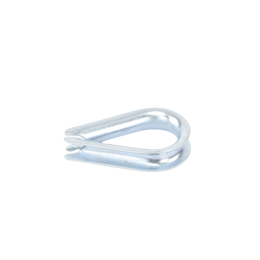Cuello/ Guardacabo/ Rozadera para Cable de 1/4" de Acero Galv. por Inmersión.