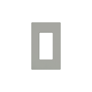 Placa de pared 1 espacio, para atenuador (dimmer), switch ó control remoto PICO inalámbrico.