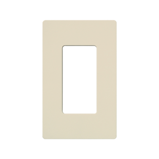 Placa de pared 1 espacio, para atenuador (dimmer), switch ó control remoto PICO inalámbrico.