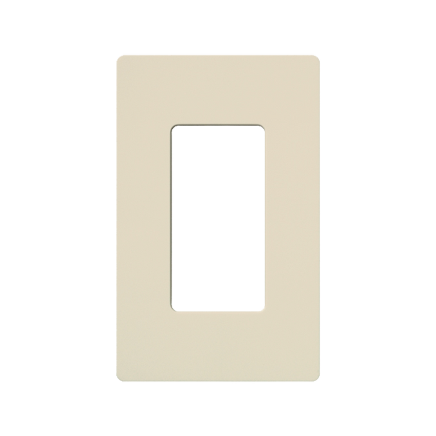 Placa de pared 1 espacio, para atenuador (dimmer), switch ó control remoto PICO inalámbrico.