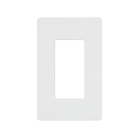 Tapa Color Blanco para interruptor o dimmer Lutron, 1 gang, limpio y moderno