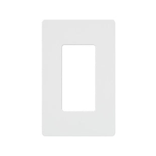 Tapa Color Blanco para interruptor o dimmer Lutron, 1 gang, limpio y moderno