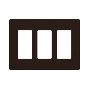 Placa de pared 2 espacio, para atenuador (dimmer), switch ó control remoto PICO inalámbrico.