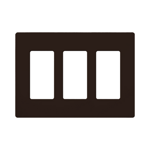 Placa de pared 2 espacio, para atenuador (dimmer), switch ó control remoto PICO inalámbrico.