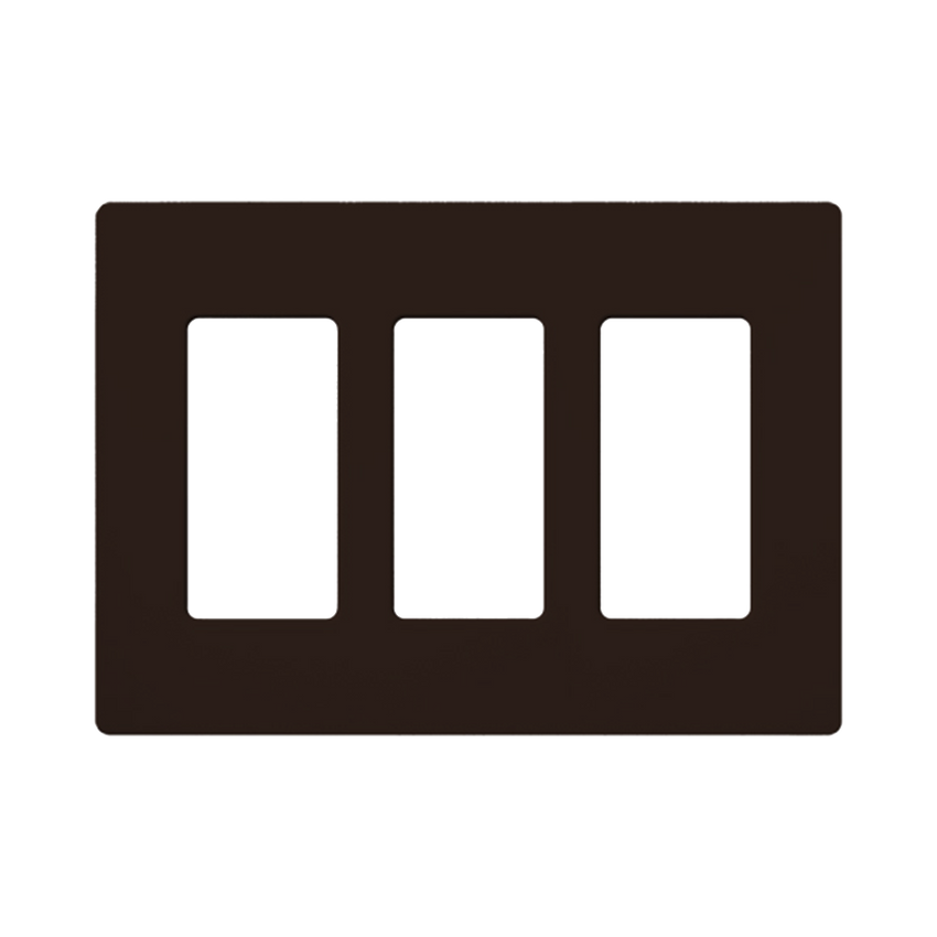 Placa de pared 2 espacio, para atenuador (dimmer), switch ó control remoto PICO inalámbrico.