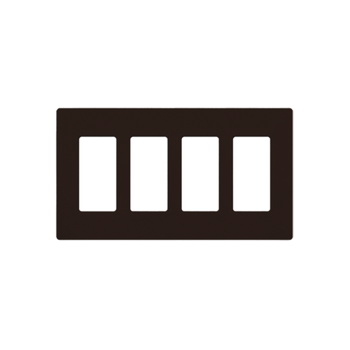 PLACA DE PARED COLOR CAFÉ, 4 ESPACIOS