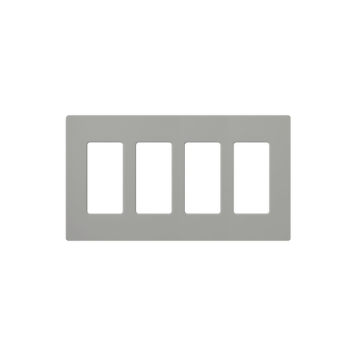 PLACA DE PARED COLOR GRIS, 4 ESPACIOS