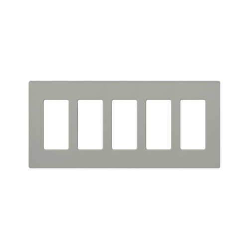 PLACA DE PARED COLOR GRIS, 5 ESPACIOS