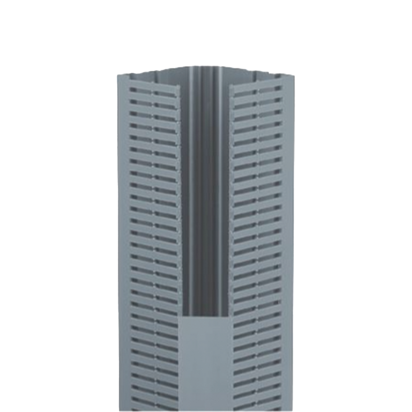 Canaleta para Cable en Esquina, 5.33" x 4.58", 6 Pies, Color Gris