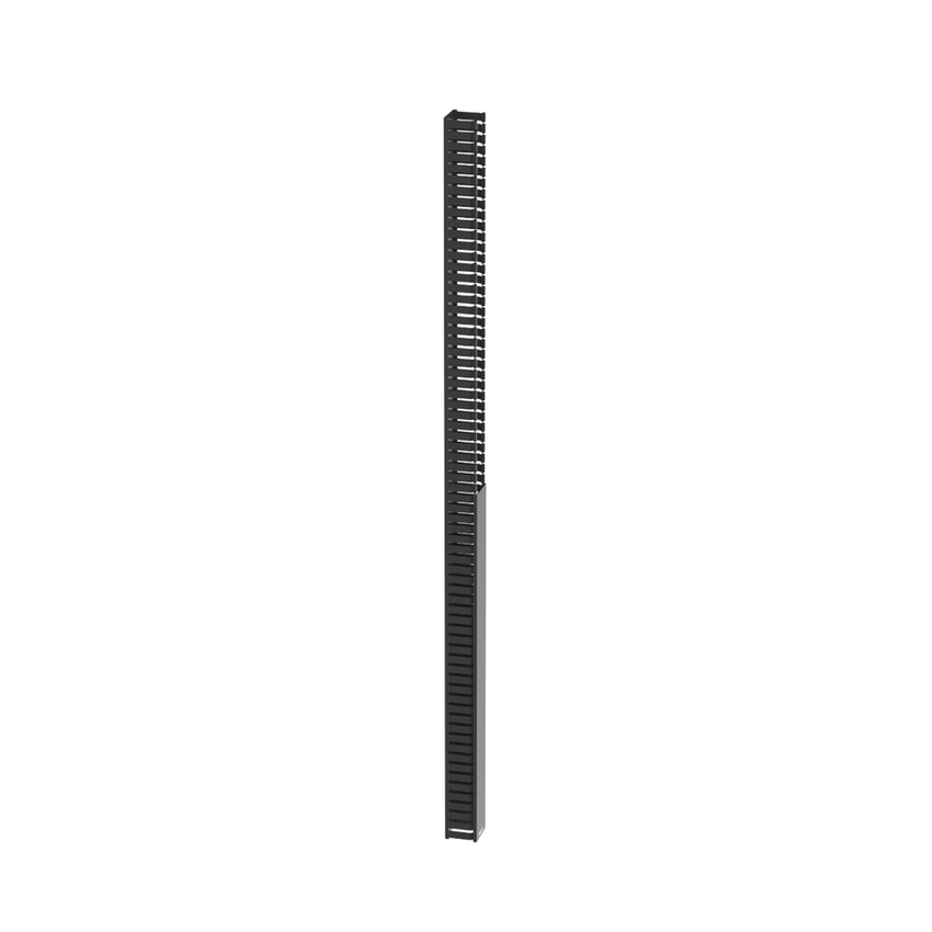 Organizador Vertical IN-Cabinet, Sencillo (Solo Frontal), Para Uso Con Gabinetes Panduit, 40 UR, 4.2 in de Ancho, Color Negro