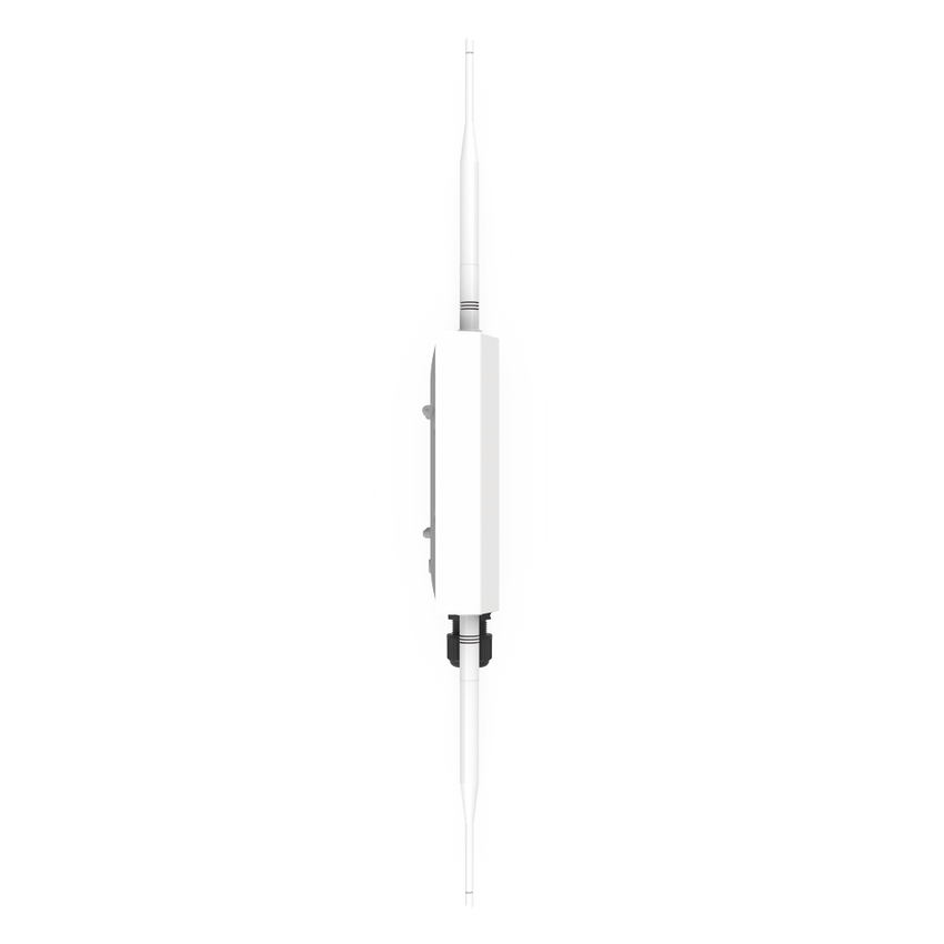 Punto de Acceso Súper WiFi 6 y PTMP para Exterior, Hasta 250 m de Cobertura, Doble Banda Simultanea, 574 Mbps en 2.4 GHz y 1.2 Gbps en 5GHz, 256 Usuarios Concurrentes  por Banda,  Administración en Nube Gratis con INSIGHTS