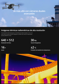 Drone DJI Mavic 2 Enterprise Advanced Edición Universal/ Dual Cámara(Visual y Térmica) /Hasta 10kms de transmisión