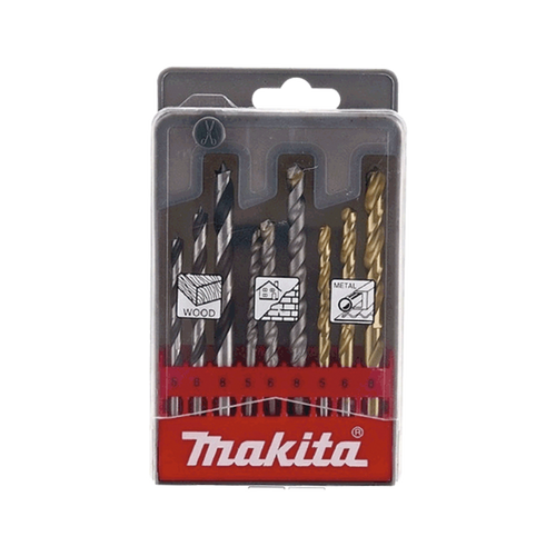 Juego con 9 piezas de brocas