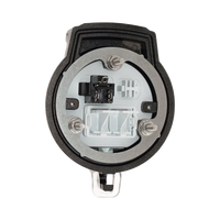 Dispositivo Circular de Puertos de Acceso a Datos, Con Dos Espacios Para Módulos Mini-Com y Un Receptáculo NEMA 5-15R, Protección IP66, de 3" de Diámetro