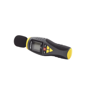 Medidor de Decibeles Profesional / Rango 40-130 dB en 4 Escalas / Precisión ±2 dB / Cumple NFPA 72 y ANSI S1.4 / LCD 4 Dígitos con Max/Min Hold / Micrófono Condensador Electret ½ Pulgada
