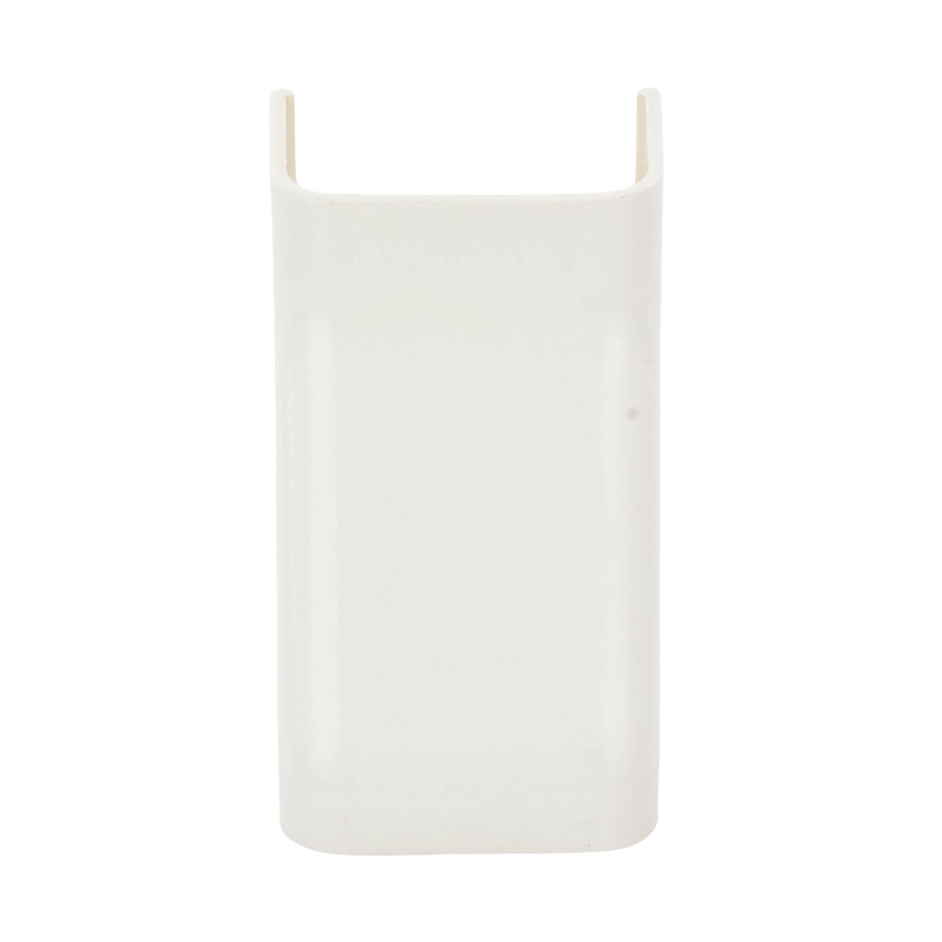 Conexión para techo falso/entrada, para uso con canaleta LD10, material ABS, Color Blanco Mate