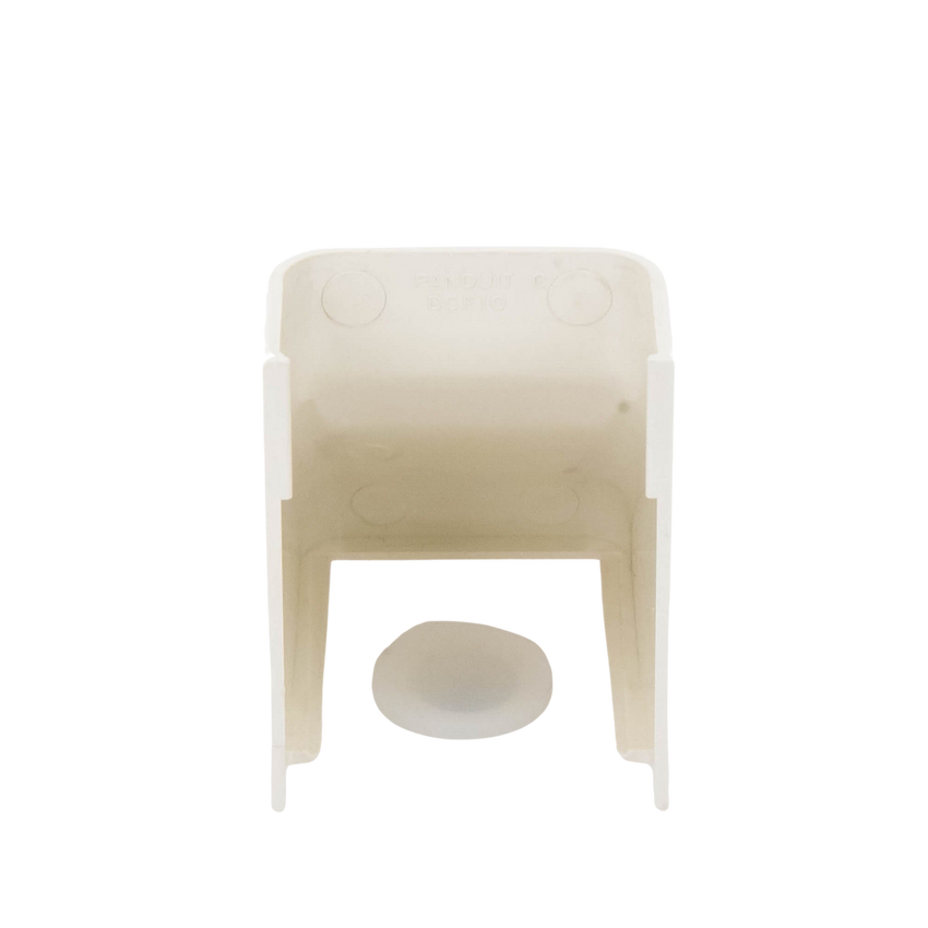 Conexión para techo falso/entrada, para uso con canaleta LD10, material ABS, Color Blanco Mate