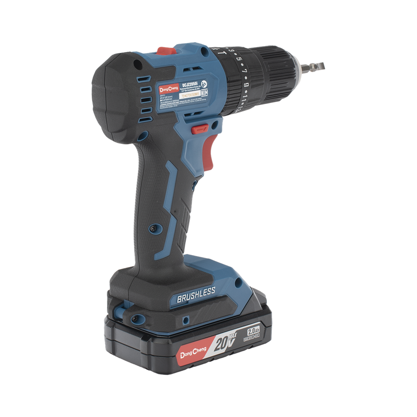 Rotomartillo Inal�mbrico 20V / Motor Brushless / Broquero 1/2 in / 50 Nm Par de Apriete / 2 Bater�as 2.0Ah con Cargador y Malet�n