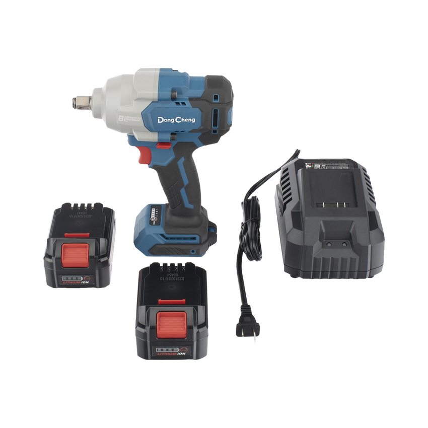 Llave de Impacto Inalámbrica de 20 V, incluye 2 Baterías de 5.0 AH, Cargador y Estuche plástico.