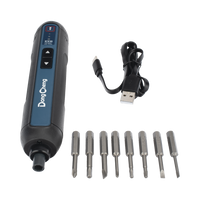 Destornillador Inal�mbrico Recargable 4V / Bater�a 2.0Ah / Par M�ximo 5.0 Nm / Portabrocas Hexagonal 1/4 in / 8 Puntas Magn�ticas con Estuche