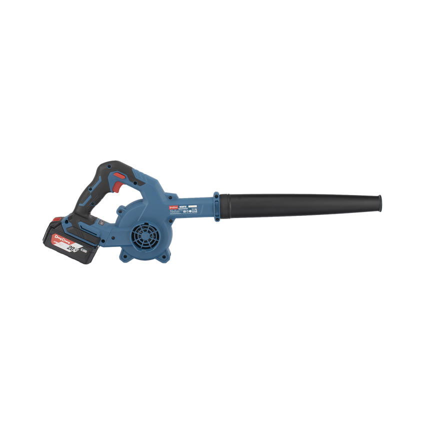 Sopladora Inalámbrica de 20V, Incluye batería de 4.0Ah, Cargador y bolsa Guarda Polvo