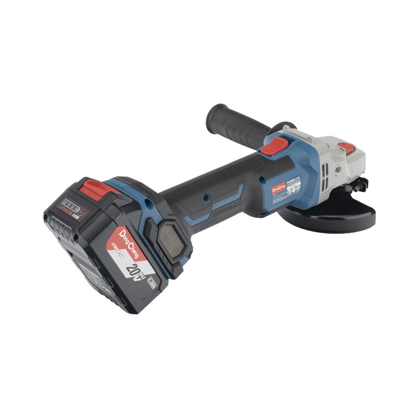 Amoladora Angular de 20Vcc, Disco de 4-1/2 in, Incluye 2 Baterías de 4.0Ah, Cargador y Estuche