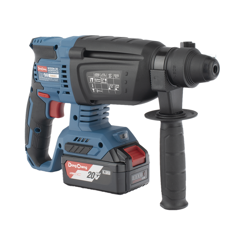 Martillo Perforador Inal�mbrico SDS-PLUS 20V / Motor Brushless / 3 Modos Taladro Percusi�n Demolici�n / 2.7 J Energ�a de Impacto / 2 Bater�as 4.0Ah con Cargador y Estuche