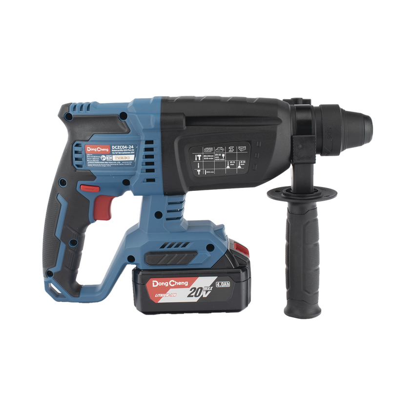 Martillo Perforador Inal�mbrico SDS-PLUS 20V / Motor Brushless / 3 Modos Taladro Percusi�n Demolici�n / 2.7 J Energ�a de Impacto / 2 Bater�as 4.0Ah con Cargador y Estuche