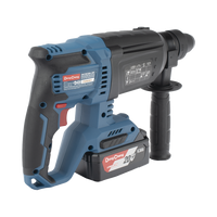 Martillo Perforador Inal�mbrico SDS-PLUS 20V / Motor Brushless / 3 Modos Taladro Percusi�n Demolici�n / 2.7 J Energ�a de Impacto / 2 Bater�as 4.0Ah con Cargador y Estuche