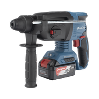 Martillo perforador inalámbrico SDS-PLUS, Incluye 2 Baterías 20V, 4.0 Ah, Cargador y Estuche