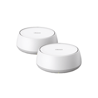 KIT 2 Routers Inalámbrico MESH Interior para Hogar / Doble Banda Wi-Fi 7 BE3600 Mbps / 2 Puerto 2.5 Gigabit WAN/LAN / 4 Antenas Internas / Operación Multi-Link MLO / Administración Mediante la App Deco (iOS, Android) / HomeShield