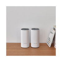 Kit de Router inalámbrico mesh Deco E4 para Hogar / Doble banda AC 1200  / 2 puertos 10/100 Mbps / Compatible con amazon alexa.