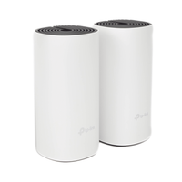 Kit de Router inalámbrico mesh Deco E4 para Hogar / Doble banda AC 1200  / 2 puertos 10/100 Mbps / Compatible con amazon alexa.