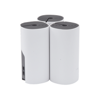 Kit de Router inalámbrico mesh Deco E4 para Hogar / Doble banda AC 1200  / 2 puertos 10/100 Mbps / Compatible con amazon alexa.