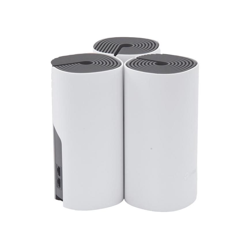 Kit de Router inalámbrico mesh Deco E4 para Hogar / Doble banda AC 1200  / 2 puertos 10/100 Mbps / Compatible con amazon alexa.