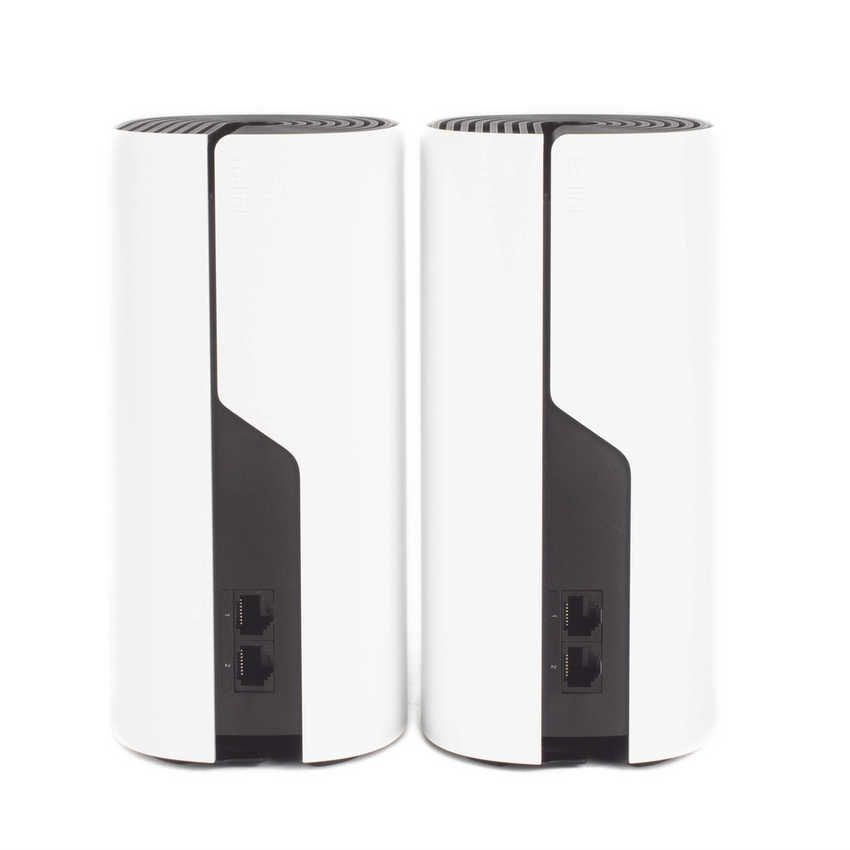 KIT 2 Routers Inalámbricos MESH Interior para Hogar / Doble Banda Wi-Fi 5 AC1200 Mbps / 2 Puerto Gigabit WAN/LAN / 2 Antenas Internas / Administración Mediante la App Deco (iOS, Android)