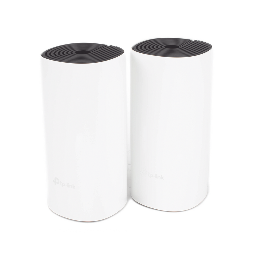 KIT 2 Routers Inalámbricos MESH Interior para Hogar / Doble Banda Wi-Fi 5 AC1200 Mbps / 2 Puerto Gigabit WAN/LAN / 2 Antenas Internas / Administración Mediante la App Deco (iOS, Android)