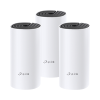 KIT 3 Routers Inalámbricos MESH Interior para Hogar / Doble Banda Wi-Fi 5 AC1200 Mbps / 2 Puerto Gigabit WAN/LAN / 2 Antenas Internas / Administración Mediante la App Deco (iOS, Android)