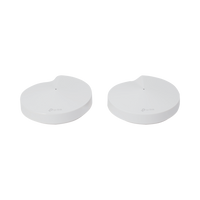Kit 2 Routers Inalámbricos MESH Interior para Hogar / Doble Banda Wi-Fi 5 AC1300 Mbps / 2 Puerto Gigabit WAN/LAN / 4 Antenas Internas / Administración Mediante la App Deco (iOS, Android) / Protección HomeCare