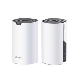 Kit 2 Routers Inalámbricos MESH Interior para Hogar / Doble Banda Wi-Fi 5 AC1900 Mbps / 3 Puerto Gigabit WAN/LAN / 3 Antenas Internas / Administración Mediante la App Deco (iOS, Android)