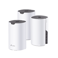 Kit 3 Routers Inalámbricos MESH Interior para Hogar / Doble Banda Wi-Fi 5 AC1900 Mbps / 3 Puerto Gigabit WAN/LAN / 3 Antenas Internas / Administración Mediante la App Deco (iOS, Android)