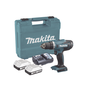 Taladro Inalámbrico SIN CARBONES, Broquero de 1/2", 1,700 RPM, 18V�??, Torque: 40 N.m C/2 Bat. (1.5Ah) y Cargador.