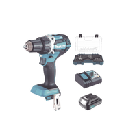 Rotomartillo/Taladro Inalámbrico (1/2") de 1,900 RPM, 18Vcc, Incluye 1 Batería BL1815N de 1.5Ah, 1 Cargador Modelo  DC18SD y Un Set de 75 Pzas  Modelo E-06943