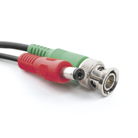 Cable Coaxial (BNC RG59) + Alimentación / SIAMES / 10 Metros (32.81 Pies) / Aleación Cobre + Aluminio CCA / Para Cámaras 4K / Uso Interior y Exterior