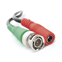 Cable Coaxial (BNC RG59) + Alimentación / SIAMES / 10 Metros (32.81 Pies) / 100% Cobre / Para Cámaras 4K / Uso Interior y Exterior